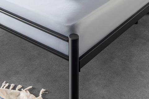 EVGER METAL KARYOLA, K25, SİYAH, 90X200