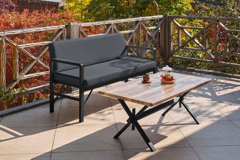 PANDORA KATLANIR BALKON BAHÇE KOLTUĞU, SİYAH ANTRASİT