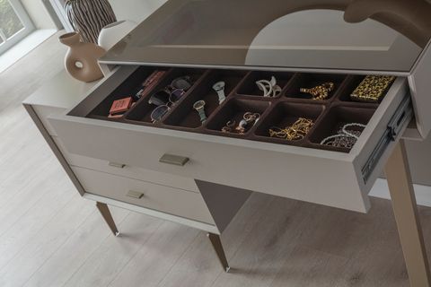 PANDORA NOX YATAK ODASI TAKIMI CAMLI, KREM, 5 KAPAKLI