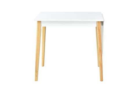 AVANOS MDF KATLANIR AHŞAP MUTFAK MASASI, 70X80 CM, BEYAZ NATUREL