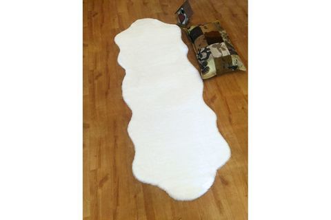 TAPPETO REX TAVŞANI POST HALI, BEYAZ, 75X300