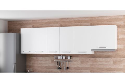MİNAR 265 CM MUTFAK DOLABI BEYAZ 265-B5-ÜST MODÜL