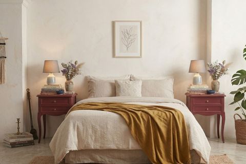 OSLO RUSTİK KOMODİN, LAKE BORDO