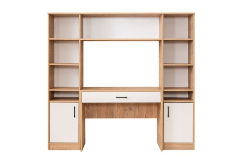 DEKA 2 KİTAPLIKLI ÇALIŞMA MASASI, CEVİZ