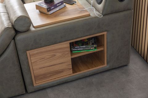 ROME TV MODÜLLÜ MASAJLI AKILLI KARYOLA, KAHVERENGİ