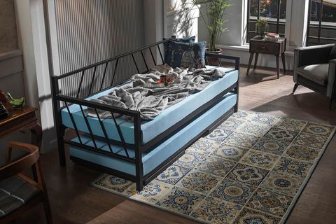GLORİA YAVRULU DAYBED KARYOLA, SİYAH, 90X200