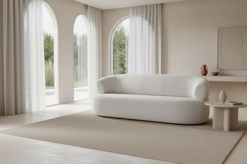 TURİN ÜÇLÜ KOLTUK, BEYAZ