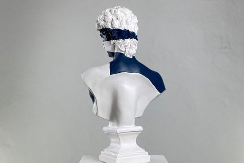 DAVID BLUE WAVE POP ART DEKORATİF ROMA YUNAN HEYKELLERİ