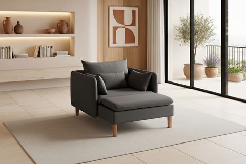 BUDAPEST MODÜLER DİNLENME BERJERİ, ANTRASİT