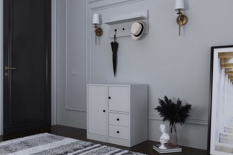 BERA PORTMANTO, 2 KAPAKLI 2 ÇEKMECELİ, PRT-1065-Ç