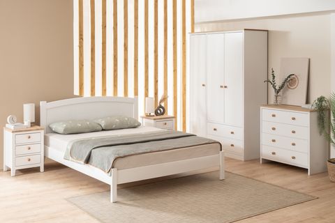 DOĞU GENÇ ODASI KARYOLASI, SOFT BEYAZ, 90X190