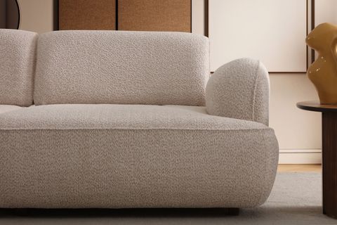 ATLAS KOLTUK TAKIMI, KREM, SHOWROOMDAN KUMAŞ DEĞİŞİMLİ