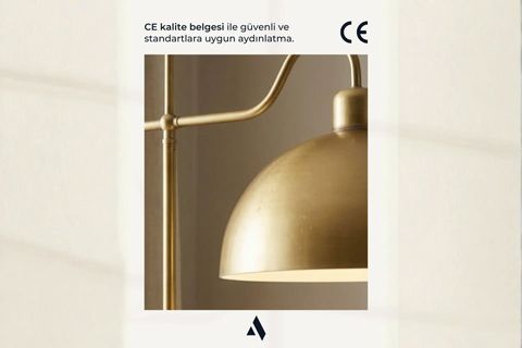 GLOREA METAL LAMBADER, ESKİTME GOLD