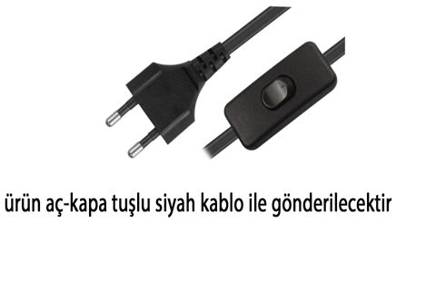SİLVER YATAK ODASI AYDINLATMA ABAJUR SETİ, KROM AYAK, SİYAH BAŞLIK