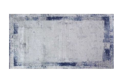 BALAT HALI ÇÖKME EFEKTLİ MAVİ OTURMA ODASI VE SALON HALISI 160X230