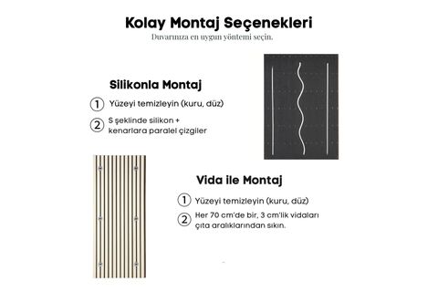 AKUSTİK MDF DUVAR PANELİ, SAFİR MEŞE, 60X278 CM