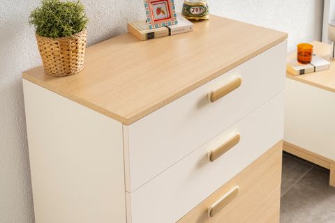 MOKİDO ŞİFONYER, 4 ÇEKMECELİ, AYTAŞI MEŞE