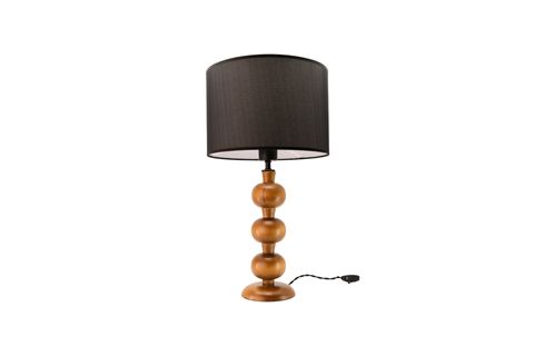 MASSELLO DESIGN NODE AHŞAP ABAJUR, MASA LAMBASI, CEVİZ