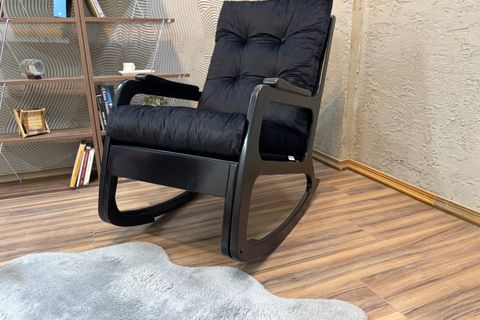 KONTES SALLANAN SANDALYE, SİYAH, LAKE SİYAH AYAK