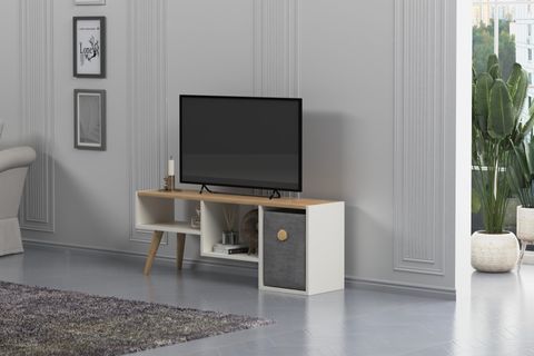 LAGOMOOD GÜNE PLUS TV SEHPASI, BEYAZ MEŞE