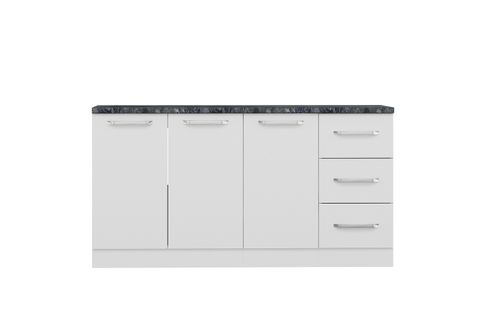 MİNAR 160 CM MUTFAK DOLABI BEYAZ 160-B1-ALT MODÜL