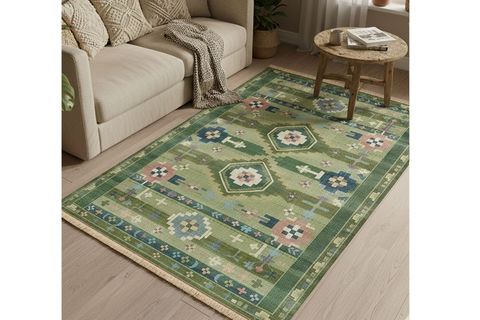 GEOMETRİK GELENEKSEL VİNTAGE DOKUMA TABAN HALI, 369 YNG, 60X120 CM