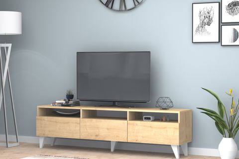 DELUXE TV ÜNİTESİ, MEŞE, 180 CM