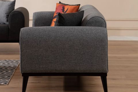 KAPRİS ÜÇLÜ KOLTUK, GRİ