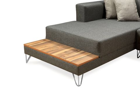 PROJE HOPARLÖRLÜ VE USBLİ KÖŞE KOLTUK, GRİ, SOL KÖŞE