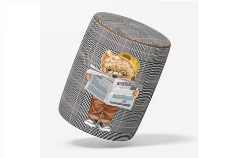 POUFS PUF 104, GRİ
