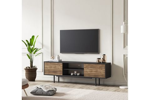 OCASSO COLOSSEO TV ÜNİTESİ, CEVİZ SİYAH