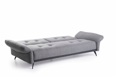 FUTON RON ÜÇLÜ KANEPE, GRİ