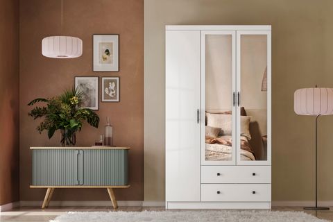 Gardırop 3 Kapak 2 Çekmeceli 210 cm