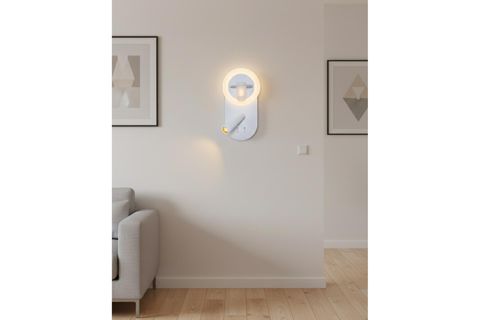 ÖZCAN AYDINLATMA STEP LED DİKEY OKUMA LAMBALI APLİK BEYAZ RENK, 2723-05-01