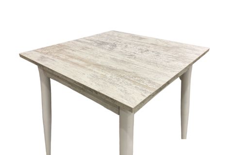 MENDEL MASA VE RİVONE SANDALYE TAKIMI, KRİSTAL, 70X70