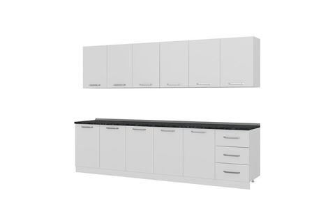 MİNAR BASİC 300 CM MUTFAK DOLABI BEYAZ 300-B2