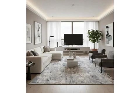 THERAPY LEKE TUTMAZ ANTİALERJİK OTURMA ODASI HALISI, 19137 030 MAVİ 80X150
