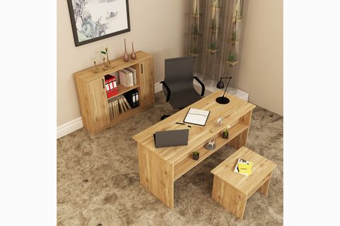 KALENDER DEKOR MERKÜR-1-2-5 OFİS BÜRO MASA TAKIMI, MRK04