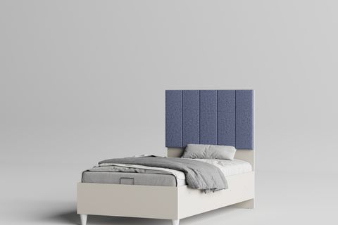 KOLEZYUM AY BAŞLIKLI BAZALI KARYOLA, 100X200