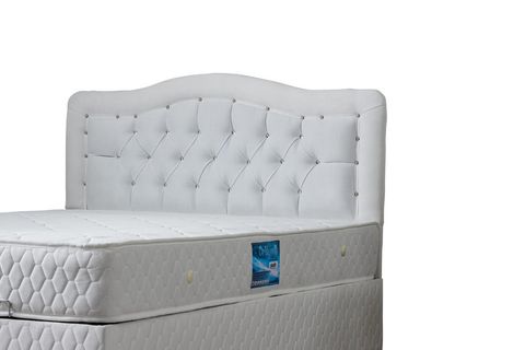 ŞAH NEW BAZA BAŞLIK VE ORTHOSOFT YATAK SETİ, BEYAZ, 90X190