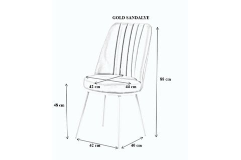 ZEYRA SANDALYE, KROM GRİ