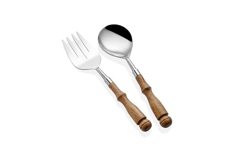 THE MİA WOODY SALATA SERVİS TAKIMI 2 PARÇA