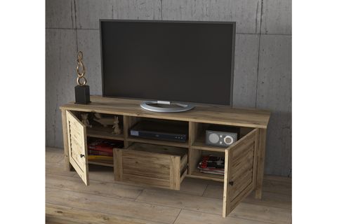 BELİZE ELANOR 2 KAPAK TEK ÇEKMECELİ TV 150 CM  ATLANTİK ÇAM
