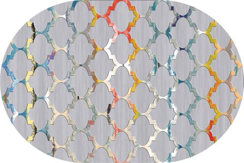 DİJİTAL BASKI, KAYMAZ TABAN İKİLİ BANYO PASPASI 100X60 + 60X50 CM  RVG5-HY903
