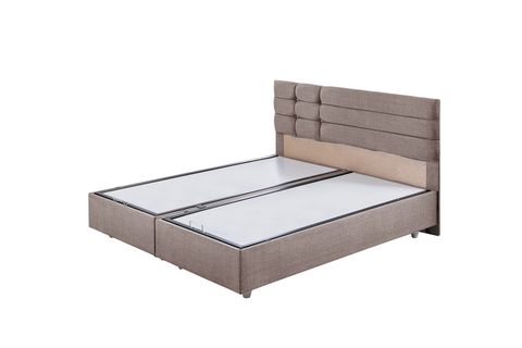 VİYANA BAZA BAŞLIK LETTO YATAK SETİ, KAHVERENGİ, 150X200