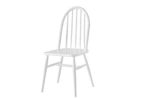 SEDEF AMERİKAN AHŞAP AYAK SANDALYE, BEYAZ