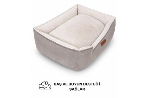 DREAMY NEST BED, K.KREM KREM, XL BEDEN, 75X95X22 CM