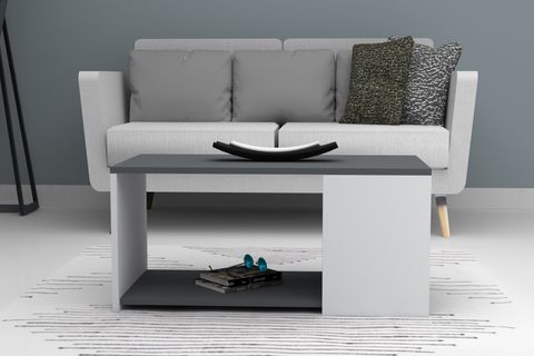 ASTOR SEHPA, GRİ BEYAZ, 90 CM