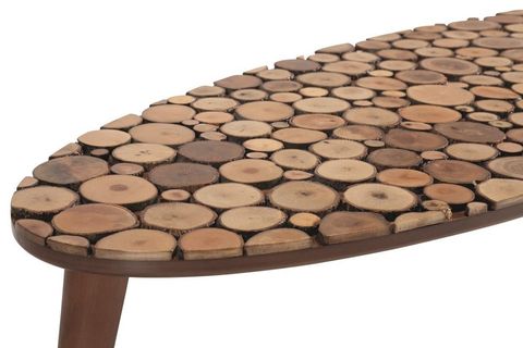 WOOD ELİPS ORTA SEHPA, AHŞAP