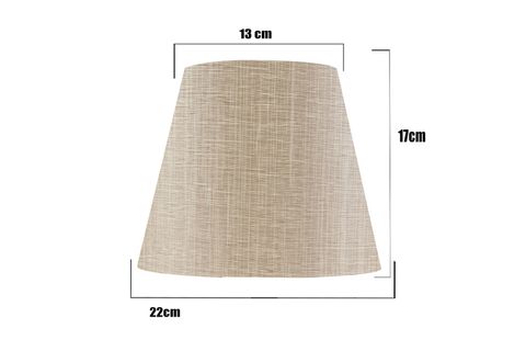 22'LİK ABAJUR ŞAPKASI / PVC KUMBEJİ